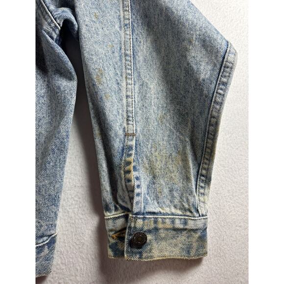 Levi's jean jacket trucker men's size XL Vintage worn in the late 1980's - Picture 7 of 11